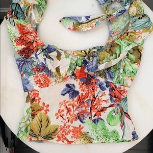 Zara floral top